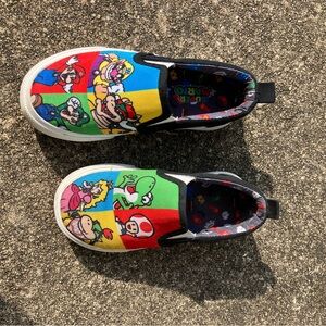 Mario Kart slip on shoes size 11 toddler
